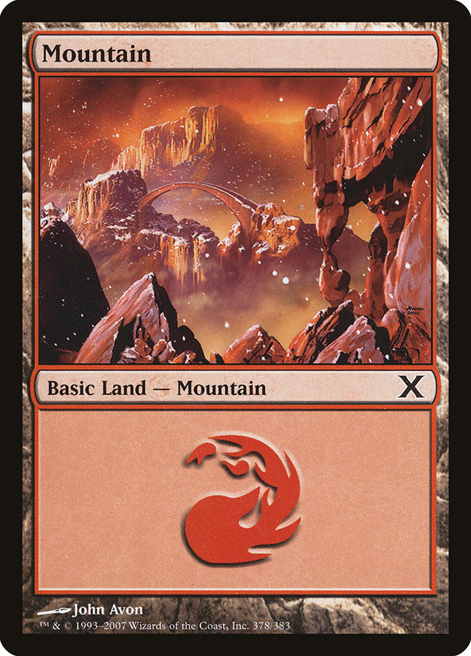 Mountain (378) [Tenth Edition] - Magic: The Gathering - Card Brawlers | Quebec | Canada |