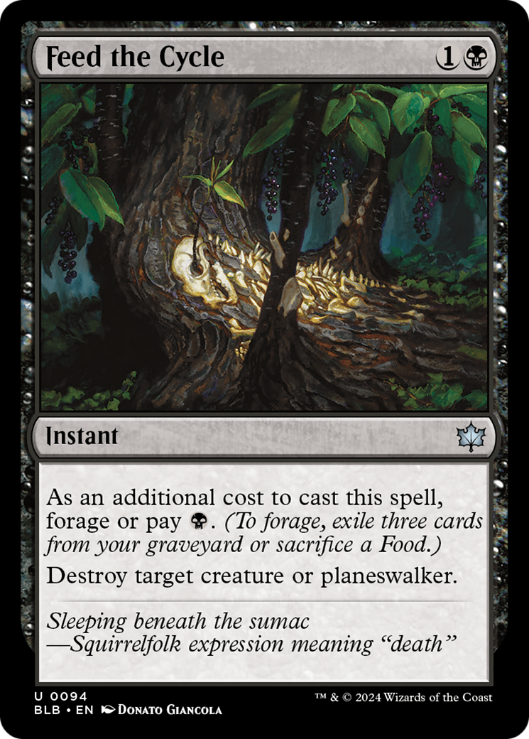 Feed the Cycle [Bloomburrow] - Magic: The Gathering - Card Brawlers | Quebec | Canada |