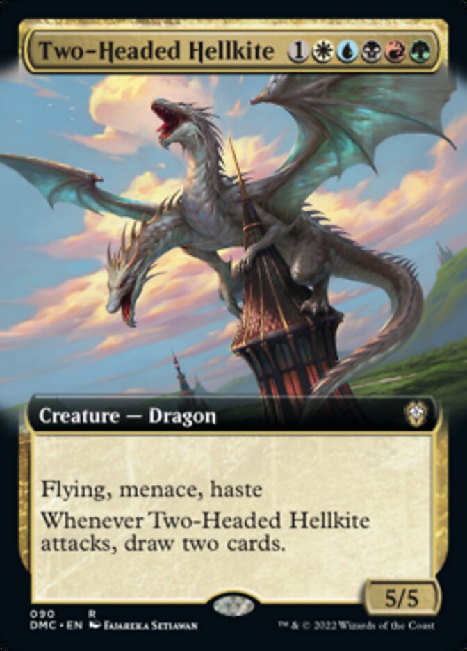 Two-Headed Hellkite (Extended Art) [Dominaria United Commander] - Magic: The Gathering - Card Brawlers | Quebec | Canada |
