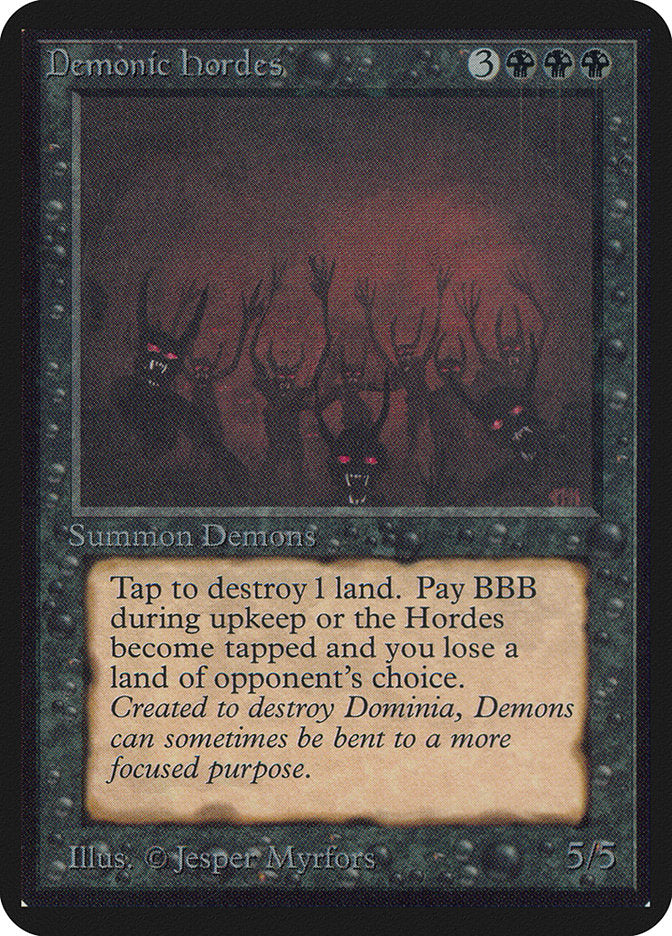 Demonic Hordes [Alpha Edition] - Magic: The Gathering - Card Brawlers | Quebec | Canada |