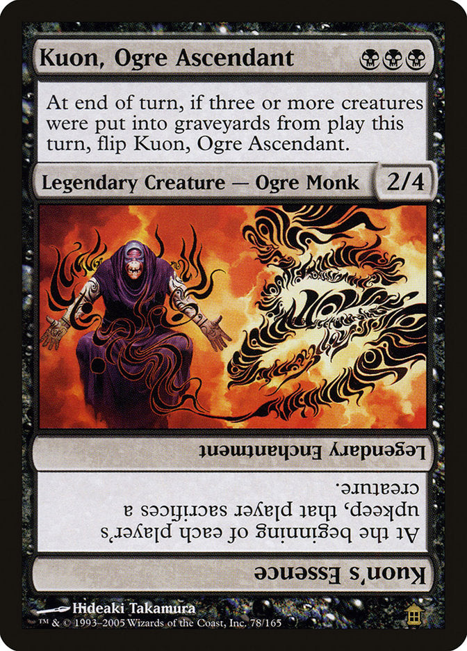 Kuon, Ogre Ascendant // Kuon's Essence [Saviors of Kamigawa] - Magic: The Gathering - Card Brawlers | Quebec | Canada |