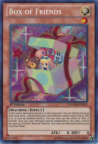 Box of Friends [NUMH-EN013] Secret Rare - Yu-Gi-Oh! - Card Brawlers | Quebec | Canada |