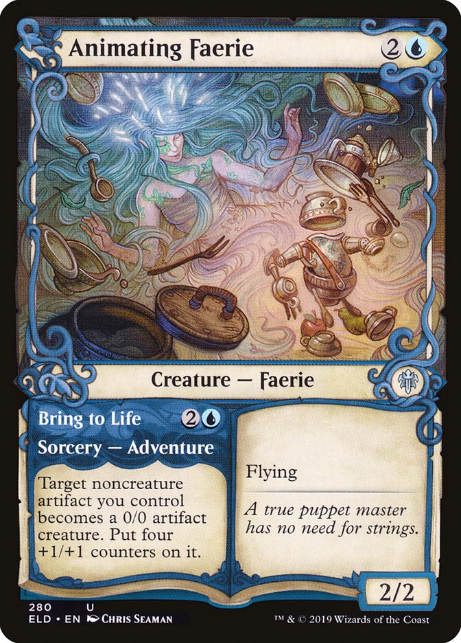 Animating Faerie // Bring to Life (Showcase) [Throne of Eldraine] - Magic: The Gathering - Card Brawlers | Quebec | Canada |