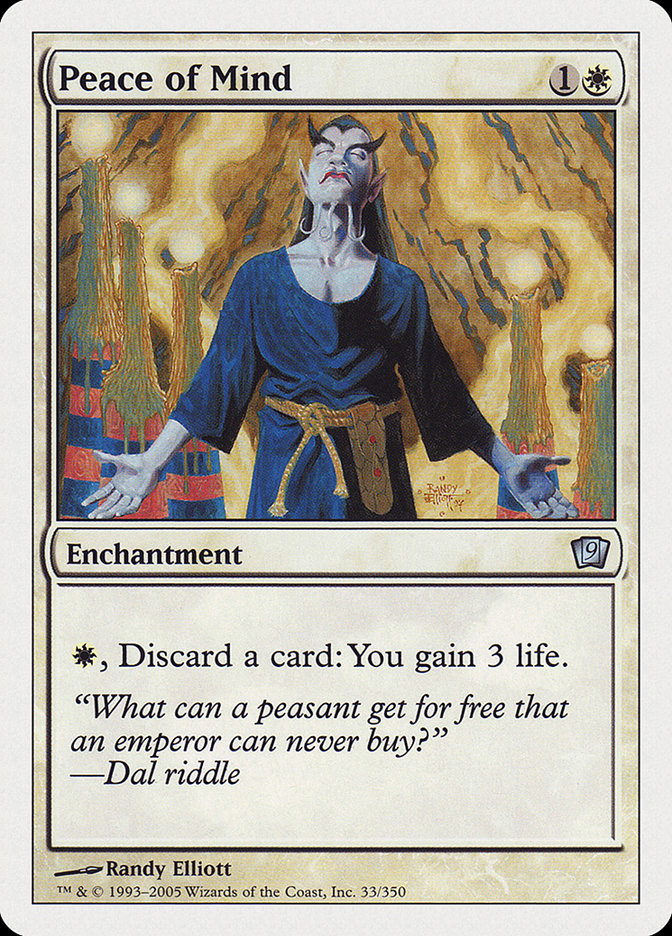 Peace of Mind [Ninth Edition] - Magic: The Gathering - Card Brawlers | Quebec | Canada |