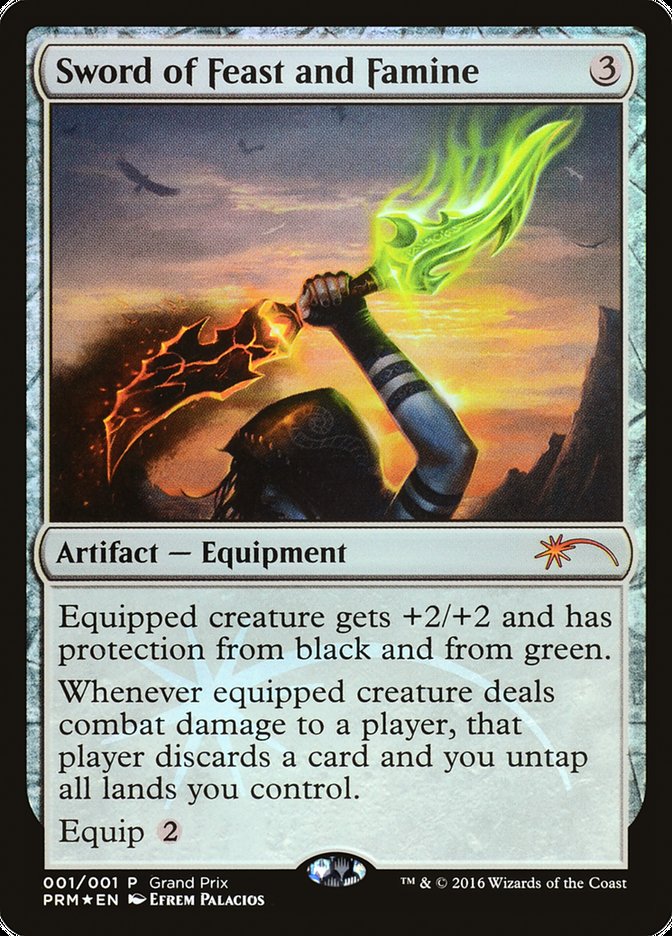 Sword of Feast and Famine [Grand Prix Promos] - Magic: The Gathering - Card Brawlers | Quebec | Canada |