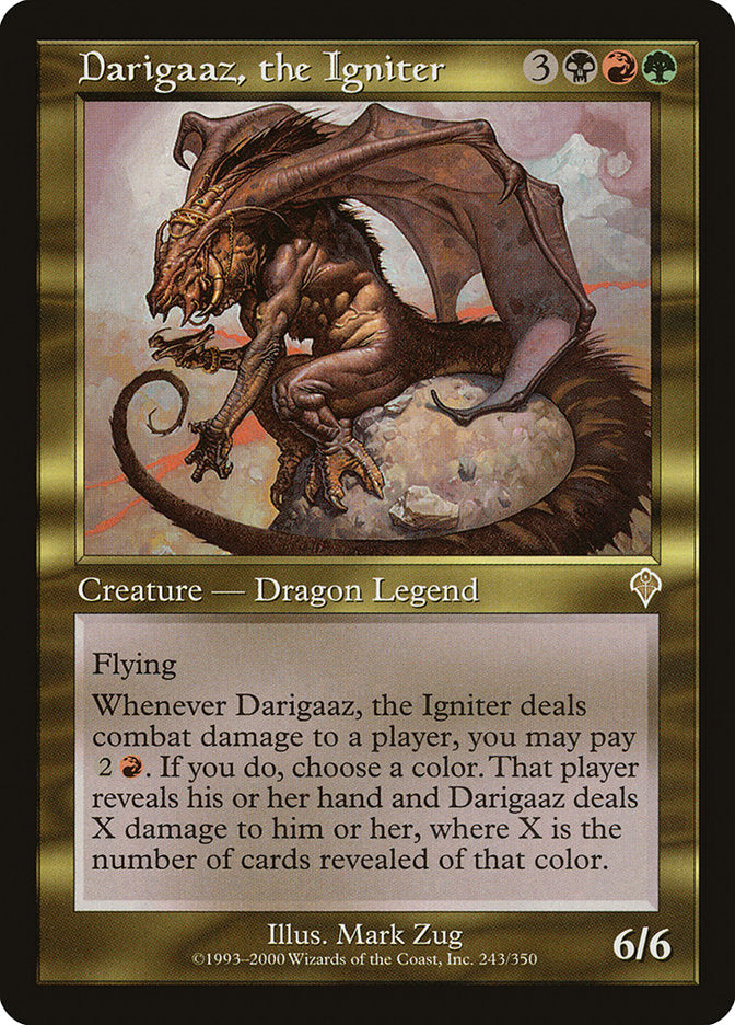 Darigaaz, the Igniter [Invasion] - Magic: The Gathering - Card Brawlers | Quebec | Canada |