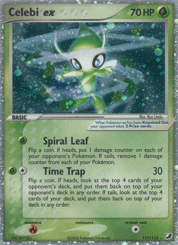 Celebi ex (117/115) [EX: Unseen Forces] - Pokémon - Card Brawlers | Quebec | Canada |
