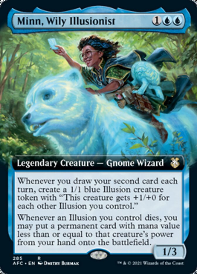 Minn, Wily Illusionist (Extended Art) [Dungeons & Dragons: Adventures in the Forgotten Realms Commander] - Magic: The Gathering - Card Brawlers | Quebec | Canada |