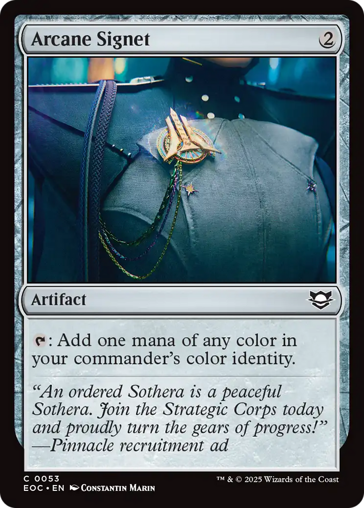 Arcane Signet [Edge of Eternities Commander] - Magic: The Gathering - Card Brawlers | Quebec | Canada |
