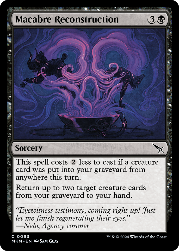 Macabre Reconstruction [Murders at Karlov Manor] - Magic: The Gathering - Card Brawlers | Quebec | Canada |