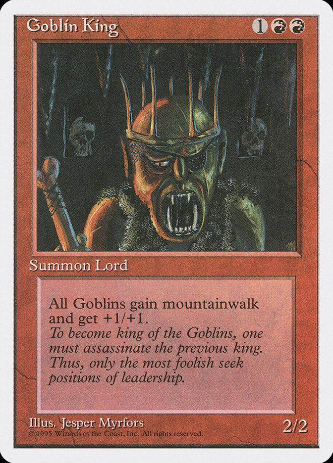 Goblin King [Fourth Edition] - Magic: The Gathering - Card Brawlers | Quebec | Canada |