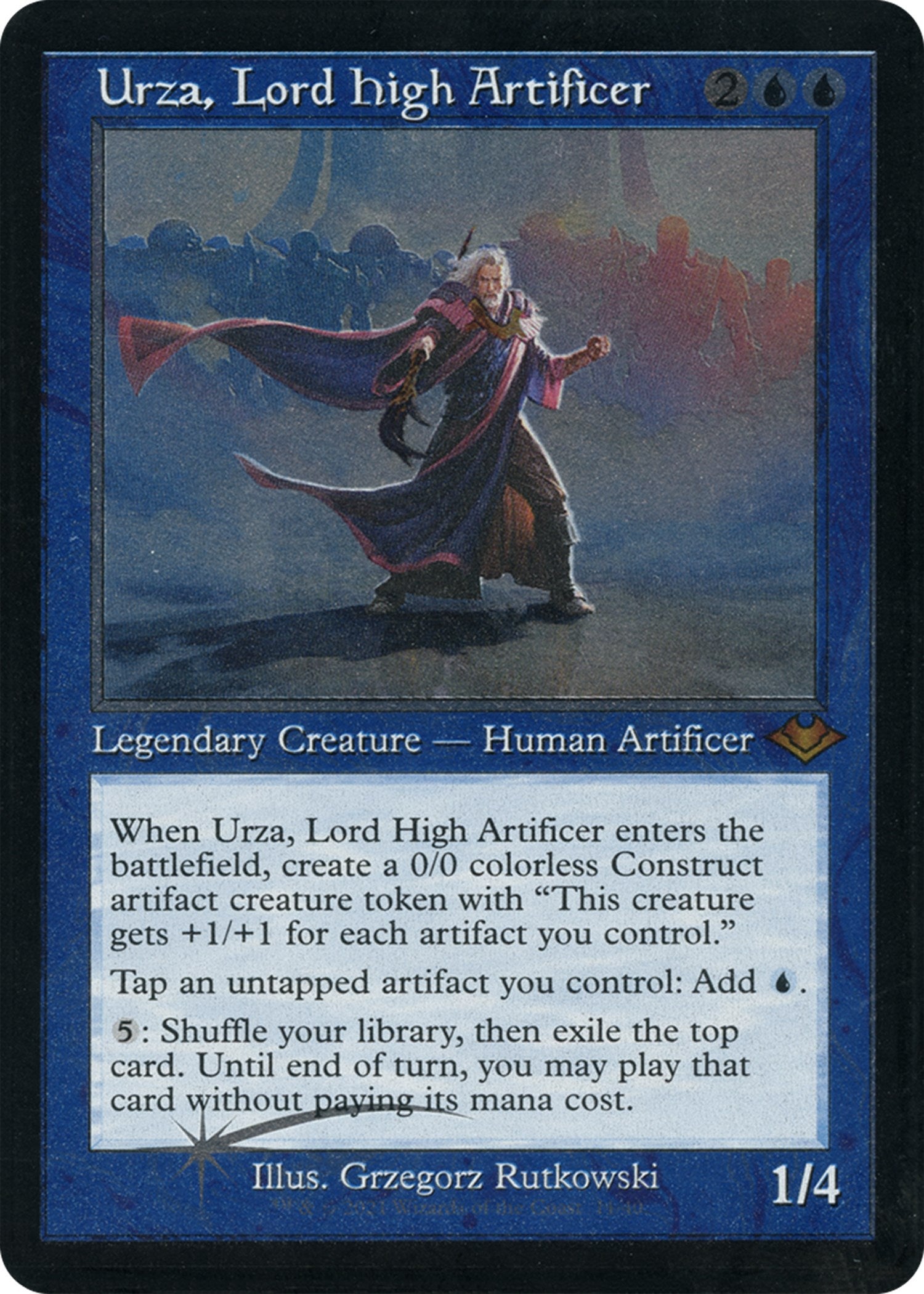 Urza, Lord High Artificer (Retro Foil Etched) [Modern Horizons] - Magic: The Gathering - Card Brawlers | Quebec | Canada |
