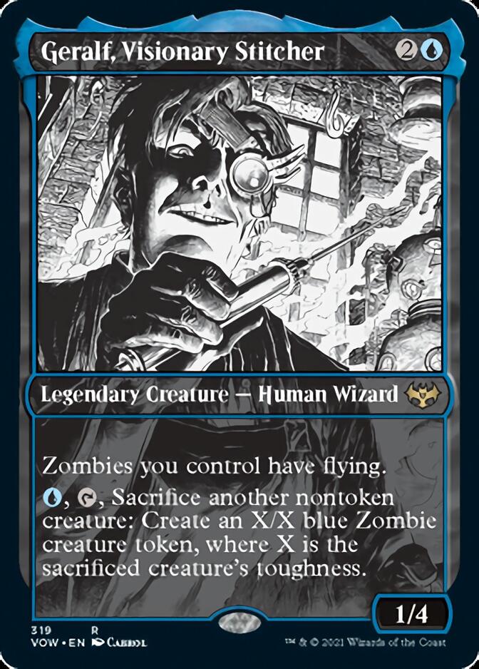 Geralf, Visionary Stitcher (Showcase Eternal Night) [Innistrad: Crimson Vow] - Magic: The Gathering - Card Brawlers | Quebec | Canada |