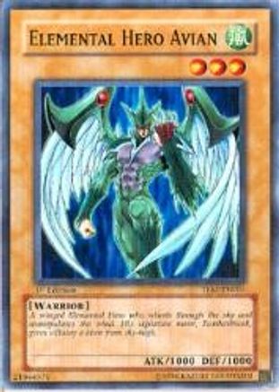 Elemental Hero Avian (TLM-EN001) Common / Short Print