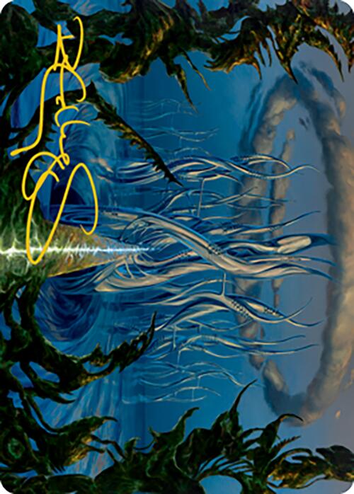 Tanglepool Bridge Art Card (Gold-Stamped Signature) [Modern Horizons 2 Art Series] - Magic: The Gathering - Card Brawlers | Quebec | Canada |