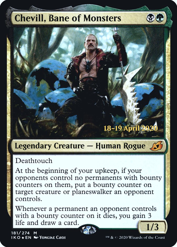 Chevill, Bane of Monsters [Ikoria: Lair of Behemoths Prerelease Promos] - Magic: The Gathering - Card Brawlers | Quebec | Canada |
