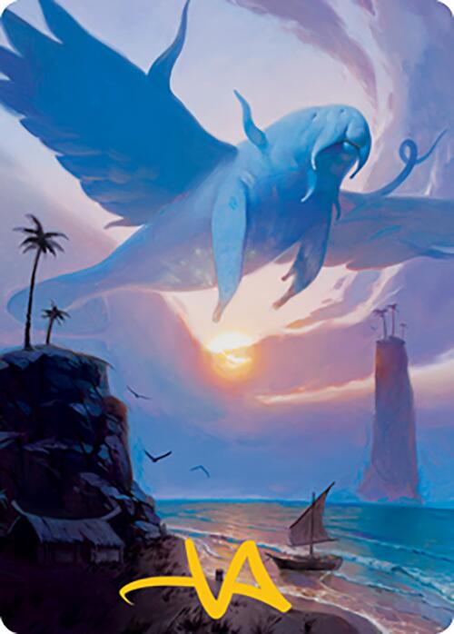 Aeromoeba Art Card (Gold-Stamped Signature) [Modern Horizons 2 Art Series] - Magic: The Gathering - Card Brawlers | Quebec | Canada |