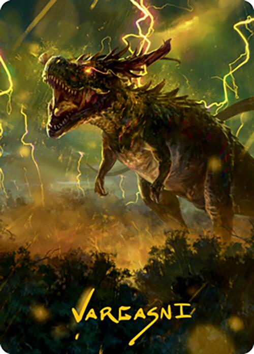 Thrasta, Tempest's Roar Art Card (42) (Gold-Stamped Signature) [Modern Horizons 2 Art Series] - Magic: The Gathering - Card Brawlers | Quebec | Canada |