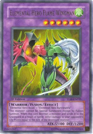 Elemental HERO Flame Wingman (TLM-EN035) Ultra Rare