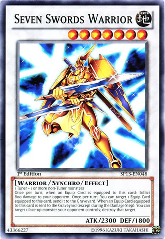 Seven Swords Warrior [SP13-EN048] Common - Yu-Gi-Oh! - Card Brawlers | Quebec | Canada |