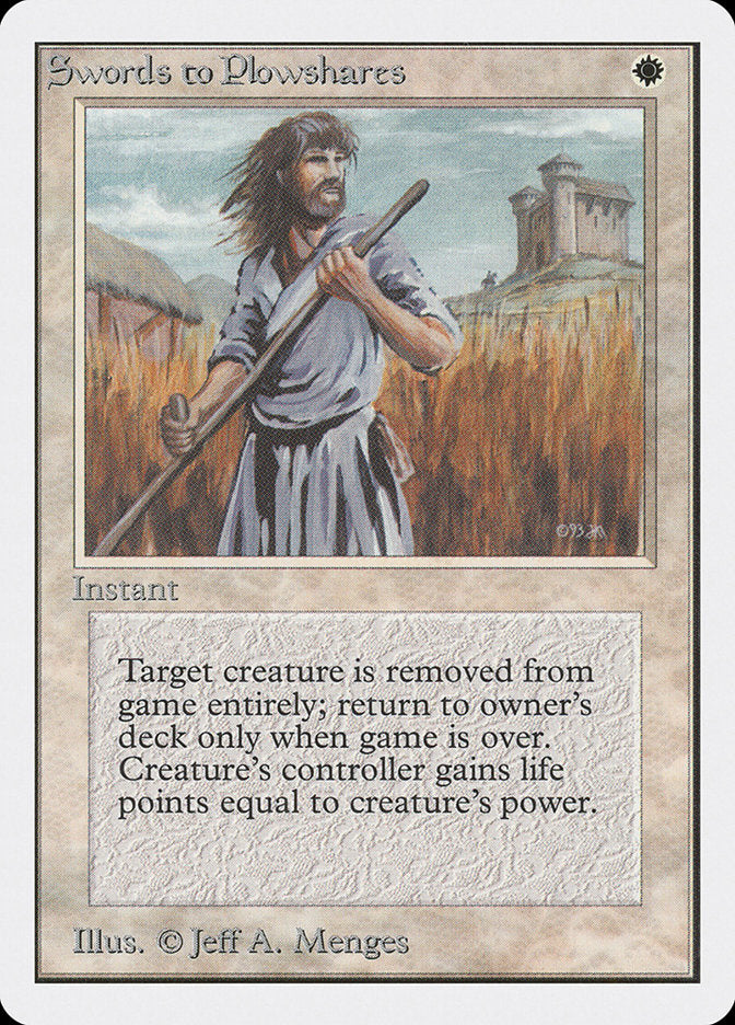 Swords to Plowshares [Unlimited Edition] - Magic: The Gathering - Card Brawlers | Quebec | Canada |