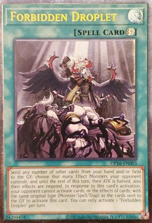 Forbidden Droplet [OP16-EN003] Ultimate Rare - Yu-Gi-Oh! - Card Brawlers | Quebec | Canada |