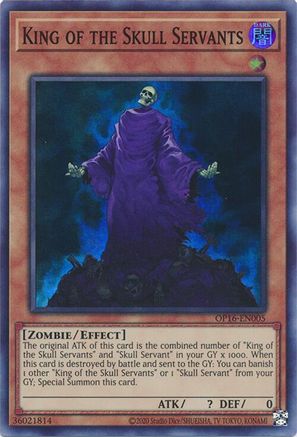 King of the Skull Servants [OP16-EN005] Super Rare - Yu-Gi-Oh! - Card Brawlers | Quebec | Canada |