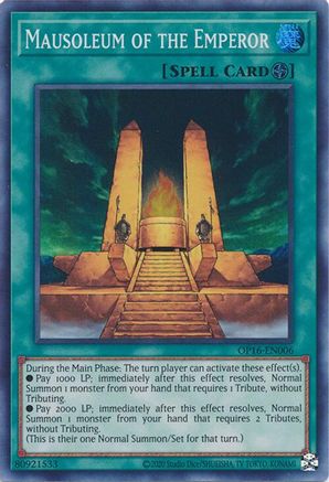 Mausoleum of the Emperor [OP16-EN006] Super Rare - Yu-Gi-Oh! - Card Brawlers | Quebec | Canada |