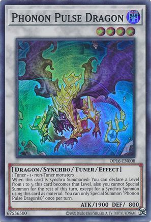 Phonon Pulse Dragon [OP16-EN008] Super Rare - Yu-Gi-Oh! - Card Brawlers | Quebec | Canada |