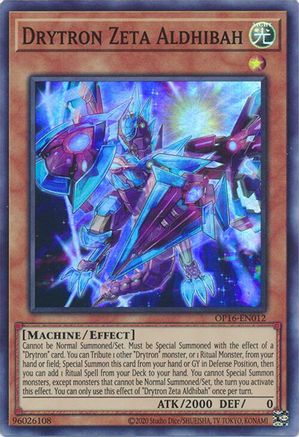 Drytron Zeta Aldhibah [OP16-EN012] Super Rare - Yu-Gi-Oh! - Card Brawlers | Quebec | Canada |