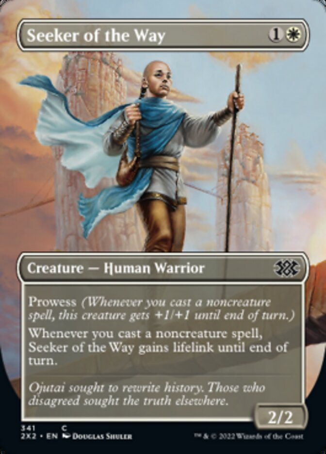 Seeker of the Way (Borderless Alternate Art) [Double Masters 2022] - Magic: The Gathering - Card Brawlers | Quebec | Canada |