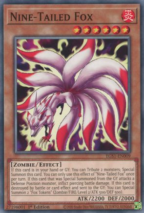 Nine-Tailed Fox [EGS1-EN009] Common - Yu-Gi-Oh! - Card Brawlers | Quebec | Canada |