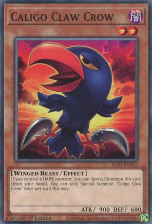 Caligo Claw Crow [EGS1-EN012] Common - Yu-Gi-Oh! - Card Brawlers | Quebec | Canada |