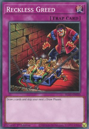 Reckless Greed [EGS1-EN035] Common - Yu-Gi-Oh! - Card Brawlers | Quebec | Canada |