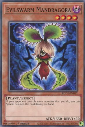 Evilswarm Mandragora [EGO1-EN012] Common - Yu-Gi-Oh! - Card Brawlers | Quebec | Canada |