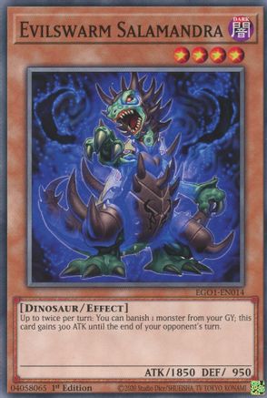 Evilswarm Salamandra [EGO1-EN014] Common - Yu-Gi-Oh! - Card Brawlers | Quebec | Canada |