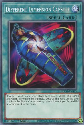 Different Dimension Capsule [EGO1-EN025] Common - Yu-Gi-Oh! - Card Brawlers | Quebec | Canada |