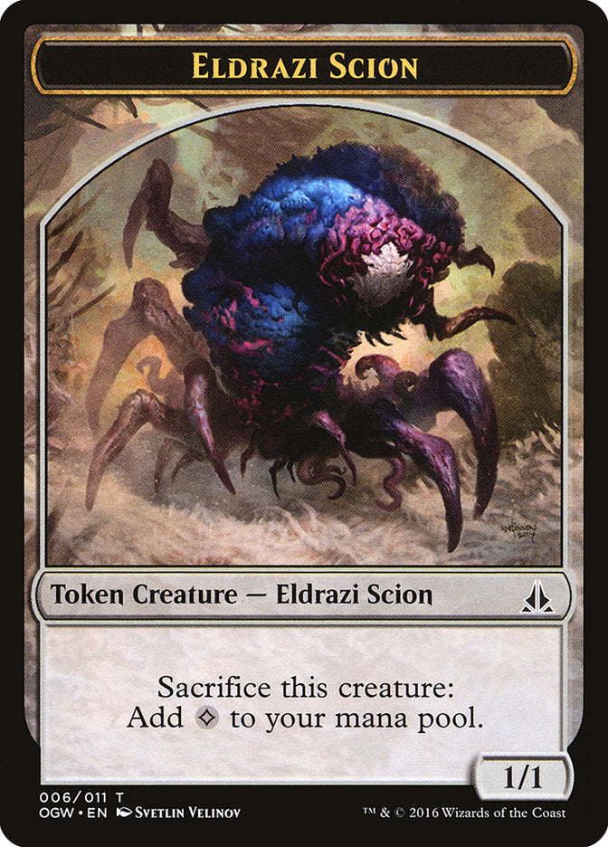 Eldrazi Scion Token (006/011) [Oath of the Gatewatch Tokens] - Magic: The Gathering - Card Brawlers | Quebec | Canada |