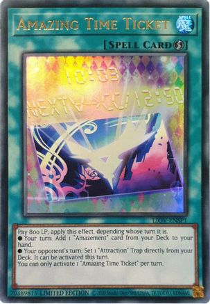 Amazing Time Ticket [LIOV-ENSP1] Ultra Rare - Yu-Gi-Oh! - Card Brawlers | Quebec | Canada |