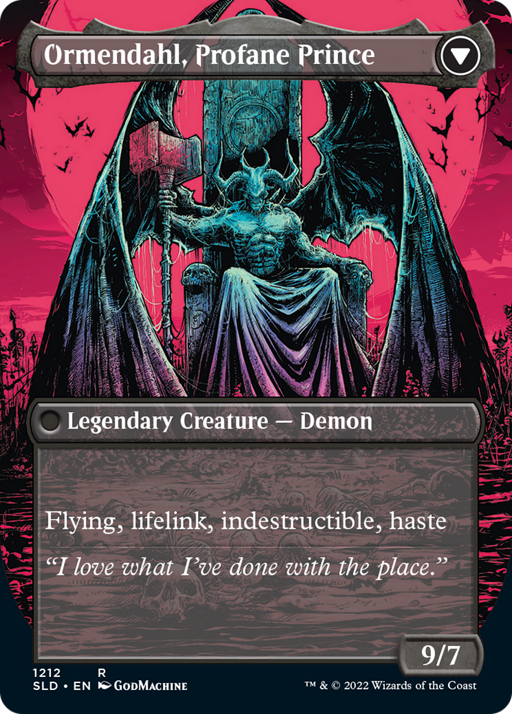 Westvale Abbey // Ormendahl, Profane Prince (Display Commander) (Borderless) [Secret Lair: From Cute to Brute] - Magic: The Gathering - Card Brawlers | Quebec | Canada |