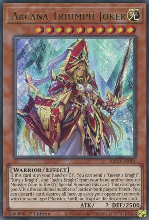 Arcana Triumph Joker (Ultra Rare) [KICO-EN001] Ultra Rare - Yu-Gi-Oh! - Card Brawlers | Quebec | Canada |
