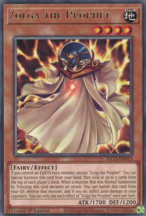 Zolga the Prophet (Rare) [KICO-EN012] Rare - Yu-Gi-Oh! - Card Brawlers | Quebec | Canada |