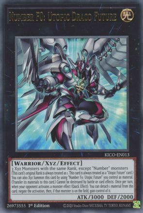 Number F0: Utopic Draco Future (Ultra Rare) [KICO-EN013] Ultra Rare - Yu-Gi-Oh! - Card Brawlers | Quebec | Canada |