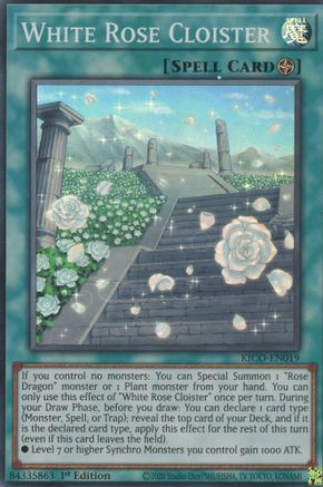 White Rose Cloister (Super Rare) [KICO-EN019] Super Rare - Yu-Gi-Oh! - Card Brawlers | Quebec | Canada |