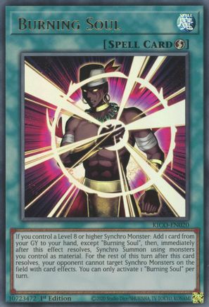 Burning Soul (Ultra Rare) [KICO-EN020] Ultra Rare - Yu-Gi-Oh! - Card Brawlers | Quebec | Canada |