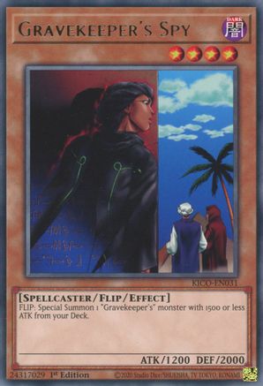Gravekeeper's Spy [KICO-EN031] Rare - Yu-Gi-Oh! - Card Brawlers | Quebec | Canada |