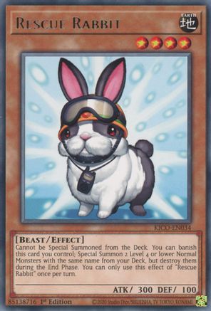 Rescue Rabbit [KICO-EN034] Rare - Yu-Gi-Oh! - Card Brawlers | Quebec | Canada |