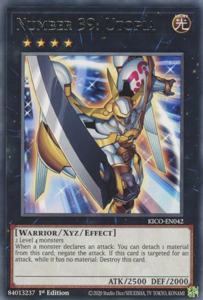 Number 39: Utopia [KICO-EN042] Rare - Yu-Gi-Oh! - Card Brawlers | Quebec | Canada |