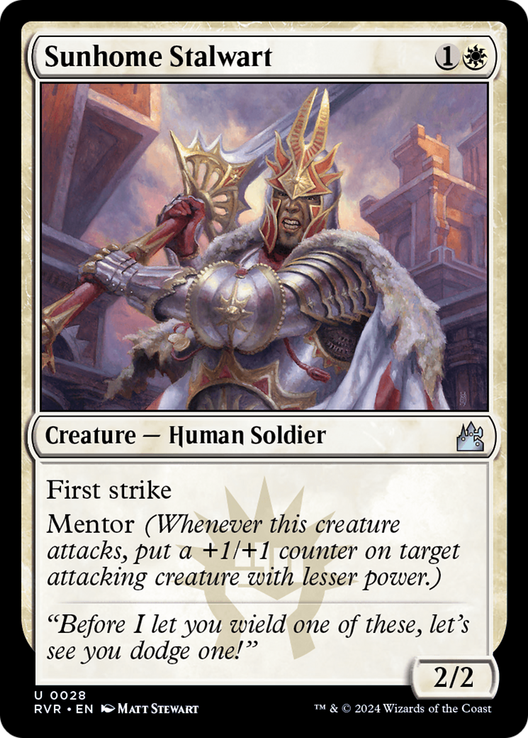 Sunhome Stalwart [Ravnica Remastered] - Magic: The Gathering - Card Brawlers | Quebec | Canada |