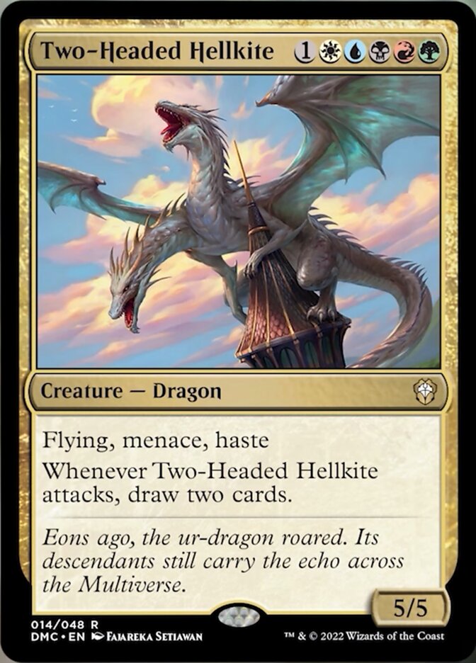 Two-Headed Hellkite [Dominaria United Commander] - Magic: The Gathering - Card Brawlers | Quebec | Canada |